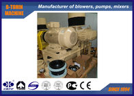 DN300 Roots Rotary Lobe Blower 6000m3 / hour 80KPA lobe air blower