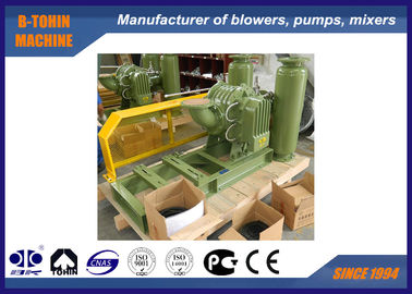 Belt driven Roots Lobe Biogas Blower kapasitas udara 1200m3 / h Belt driven
