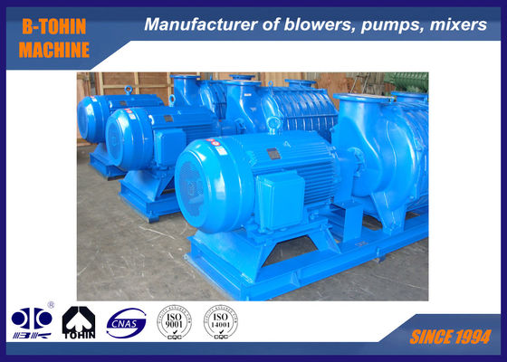 Air limbah backwash Multistage Centrifugal Blower dengan impeller aluminium, 90m3/min Tekanan Inlet