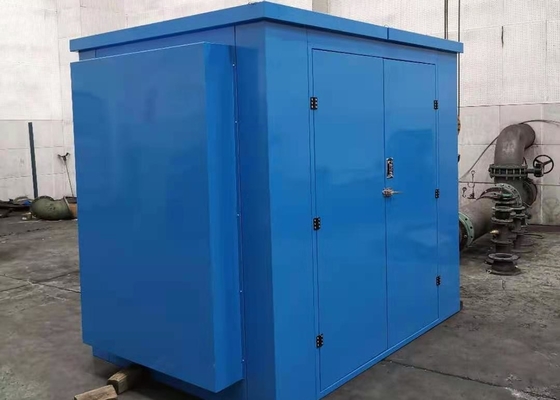 20dB Blue Three Lobe Roots Blower Dengan Kandang Akustik