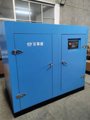 Blue Rotary Air DN150 3.0-6.8m3/min Air Flow Screw Blower Frekuensi Variabel