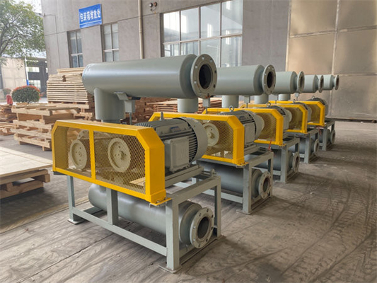 Pemindahan Positif Cast Iron Roots Type Air Blower Untuk Ash Blowing Di Pembangkit Listrik