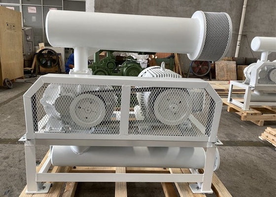 10-80Kpa PRM1500-2200 DN50 Tiga lobes Roots Blower Untuk Pengolahan Air