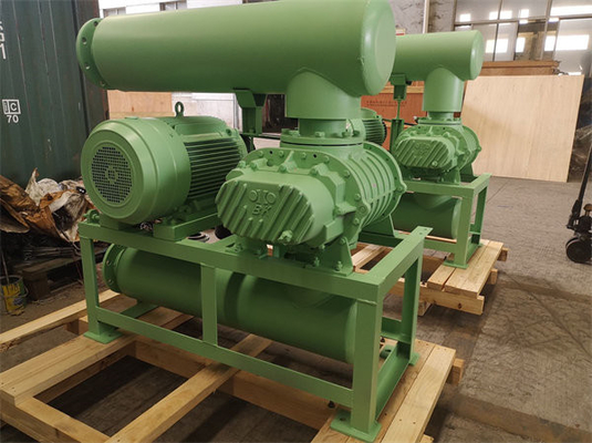 0,8 Bar 132kw 10" 1100 Rpm 71,52m3/Min Tri Lobe Roots Blower