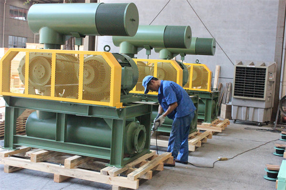 60KPA Three Lobe Rotary Blower Untuk Transportasi Gas