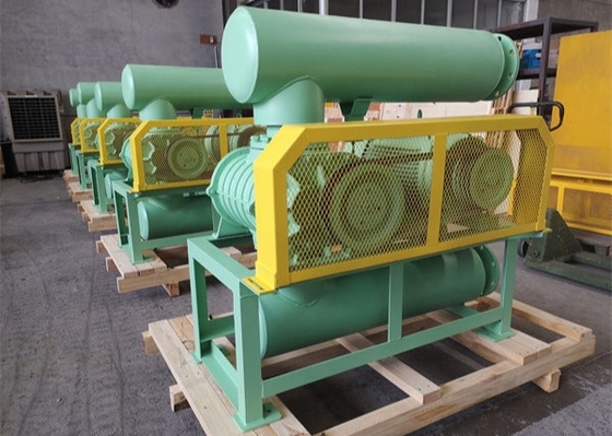 5.46m3/menit RPM1150 DN80 Three Lobe Root Blower untuk transportasi udara atau pasokan oksigen