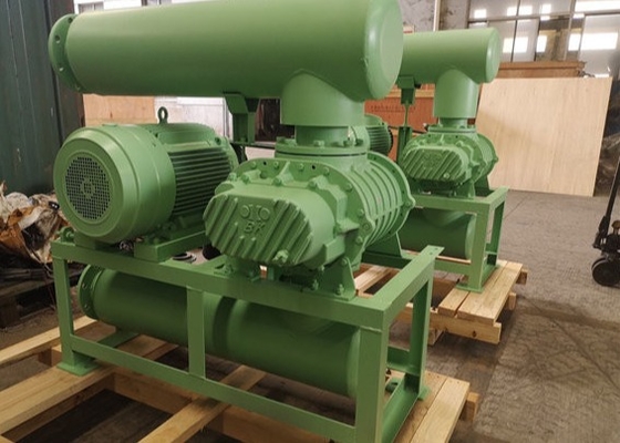 1500rpm Tri Lobe Roots Blower 80Kpa Tekanan Tinggi Untuk Budidaya