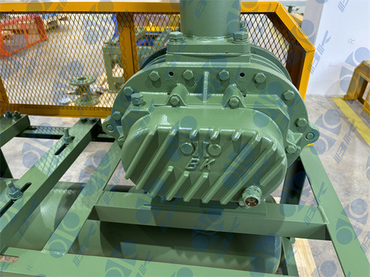 65m3/Min 0.06Mpa Cast Iron Three Lobe Roots Blower Untuk Pneumatic Conveying