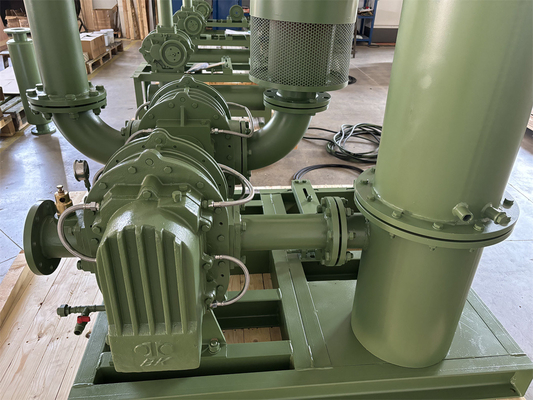 Tekanan tinggi Root Lobe Blower 100Kpa-150Kpa Dua Tahap DN100