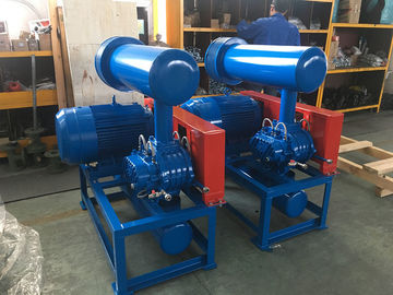 DN200 Water Cooled Three Lobe Roots Blower tekanan maksimum 100KPA