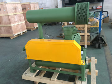 10-50 Kpa Angkatan Darat Hijau BK6015 Tiga Lobe Roots Blower Untuk Pengolahan Air Limbah