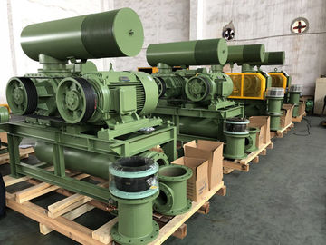 Cast Iron 15KW Tiga Lobe Roots Blower Untuk Industri Dan Transportasi Pasokan Oksigen