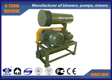 4.89-17.86m3/Min 100mm Port dia. Rotary 10KPA - 50 KPA Tri Lobe Roots Blower Aerator yang andal