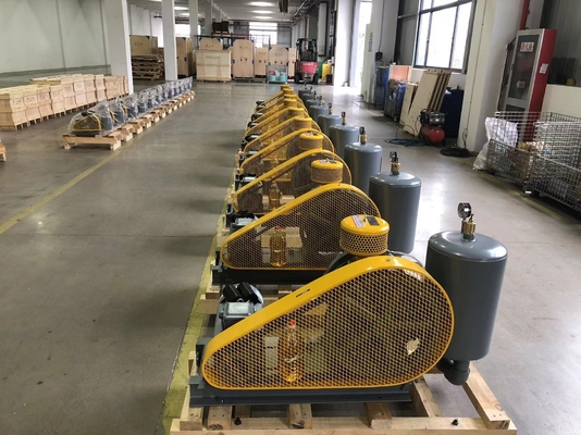 Kebisingan rendah Rotary Air Blower DN65 untuk Kecepatan Tinggi Way Sewage Treatment
