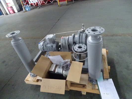 1500rpm 10Kpa 2.67m³/menit Penanganan Panas Roots Blower Dengan Baja Tahan Karat