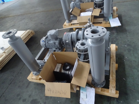 1500rpm 10Kpa 2.67m³/menit Penanganan Panas Roots Blower Dengan Baja Tahan Karat