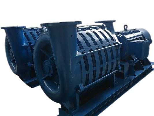 98KPA 40m³/min Aliran, Blower Sentrifugal Multi Tahap untuk pembakaran udara, blower kipas udara sentrifugal