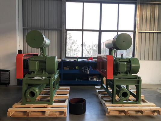 Roots Rotary Lobe Blower with 3 L/min Cooling Water, 60-100KPA Discharge Pressure, and 1.5-5.5 KW Motor Power