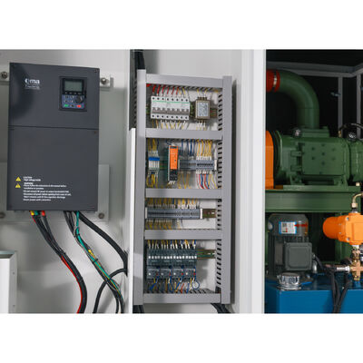 4-11KW,DN65, 2.2-4.8 m³/menit, Pelumas-Mandiri Blower Sekrup dengan BLG109B