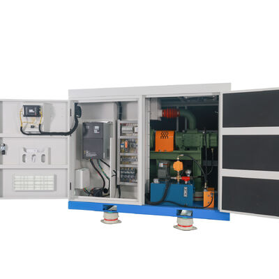 BLG160A,DN150,40-100KPa,2000-3300rpm,Permanent Magnet Variable Frequency Screw Blower dengan remote control cerdas PLC