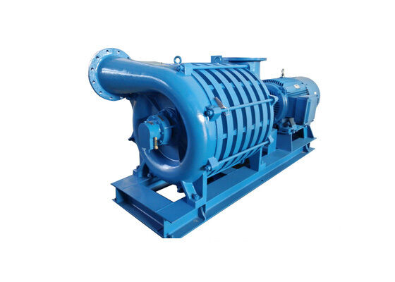 D120 Seri Multi-tahap 49-98 KPa Kontrol PLC Blower Sentrifugal Pelumasan Bantalan