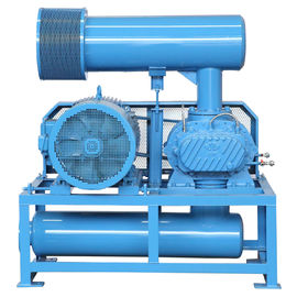 Pendingin Udara Tiga Lobe Roots Tipe Blower Semen 37-220kw Kapasitas Lebih Tinggi