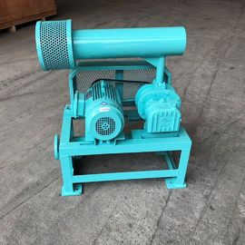 10KPA - 80KPA Tekanan Tiga Lobe Roots Blower DN40 pendingin udara, instalasi vertikal