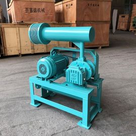 10KPA - 80KPA Tekanan Tiga Lobe Roots Blower DN40 pendingin udara, instalasi vertikal