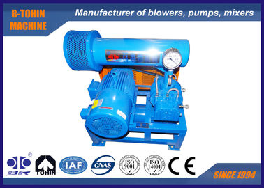 10m3/Min Rotary Roots Blower Tekanan Tinggi 10kpa - 50 Kpa Tri Lobe Aerator Andal