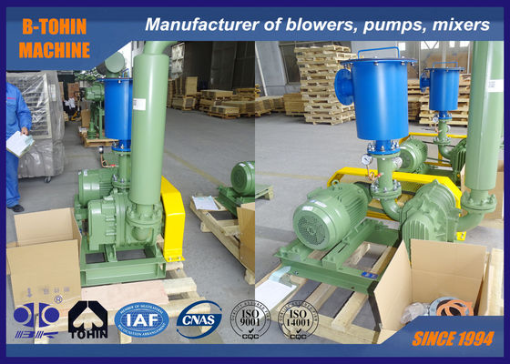DN150 (6 ") 27.19m3 / min 45kw -70KPA Roots Blower Vacuum Pump