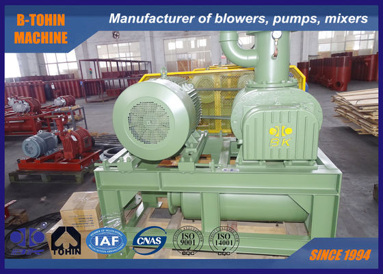 4 "Tekanan Negatif Udara 41.09m3 / min -70KPA 75KW Root Blower Pump