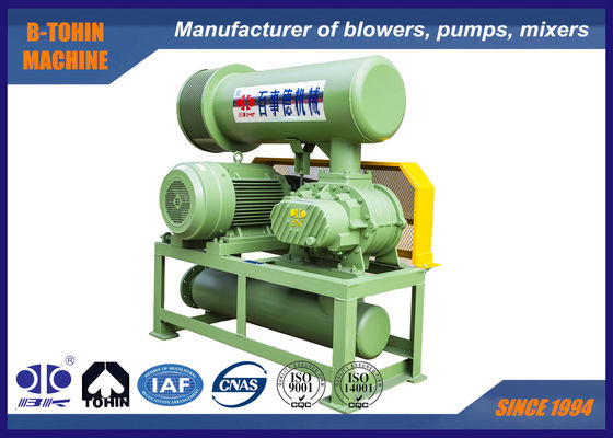 DN40 80KPA, 0.04MPA aerasi rumah sakit 3 Lobe cast iron Roots Blower