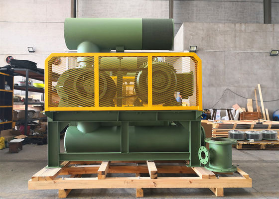 10" 80kpa 71.52m3/Min 132kw Cast Iron Tiga Lobe Roots Blower