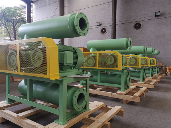 BK7011 Volume udara:22.10m3/menit,tekanan: 80Kpa,tekanan dan frekuensi: 380V&50Hz,Tiga lobes Roots Blower Untuk pengolahan air