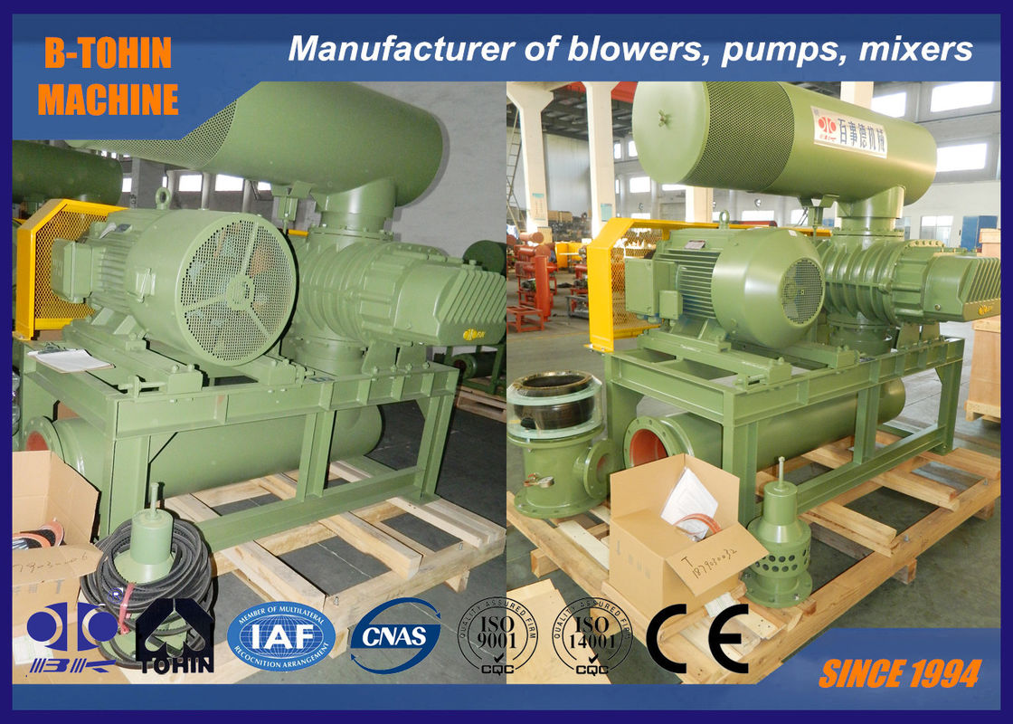 High Power Huge Bk9030S 132kW Three Lobe Roots Blower untuk pengolahan air,pengolahan air limbah