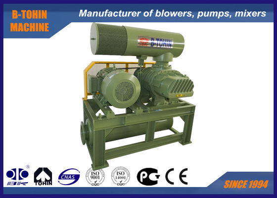 Tekanan 80 Kpa Heavy Duty Continuous Three Lobe Roots Vacuum Blower