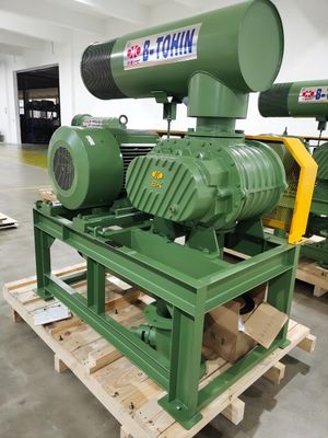 1500rpm Tri Lobe Roots Blower 80Kpa Tekanan Tinggi Untuk Budidaya