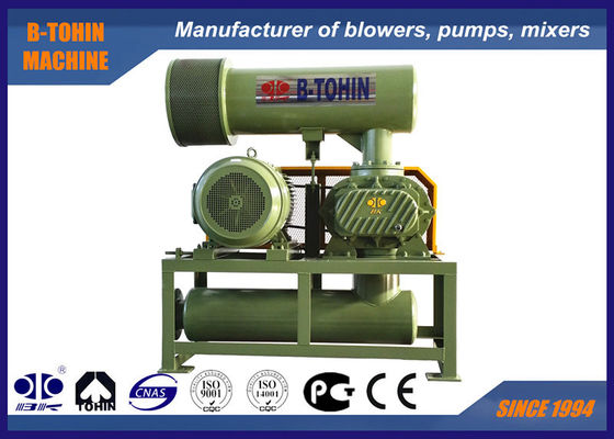 Cast Iron Roots Lobe Blower, Roots Air Compressor Dengan Tekanan 10-80KPA