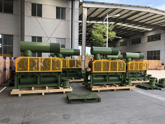 Low Noise Air Three Lobe Roots Blower dengan Tekanan 10-60KPA Roots Aerator