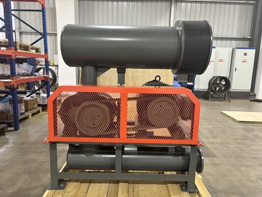 Roots Rotary Lobe Blower dengan desain Tri Lobe dan pendinginan air untuk peningkatan kinerja dalam aplikasi industri